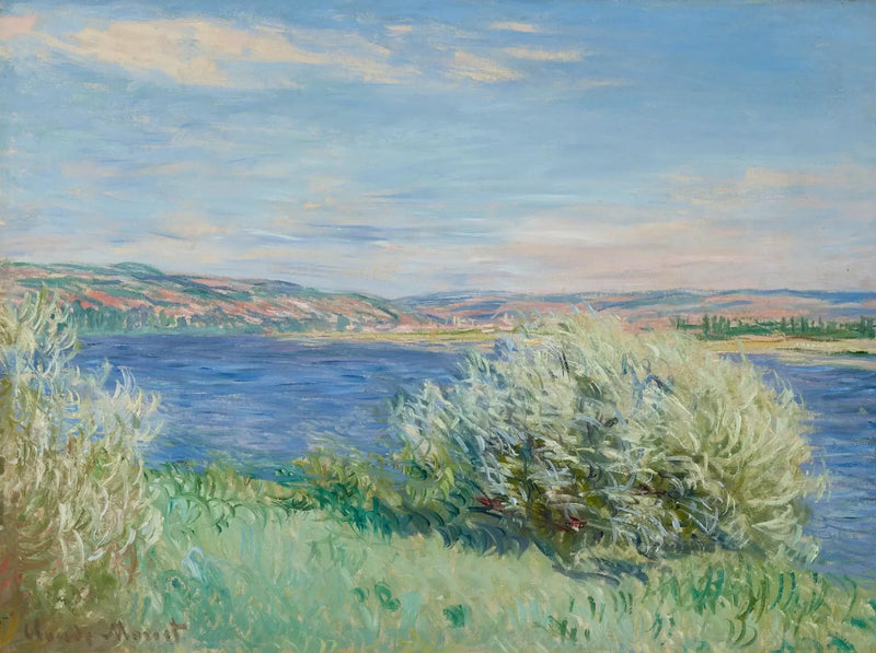 Bredden av Seinen nær Vétheuil W675 - Claude Monet