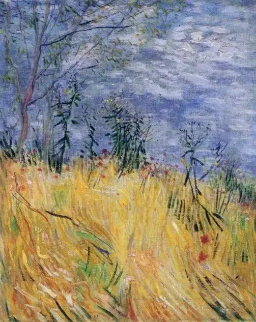 Kant av en hveteåker med valmuer - Vincent van Gogh