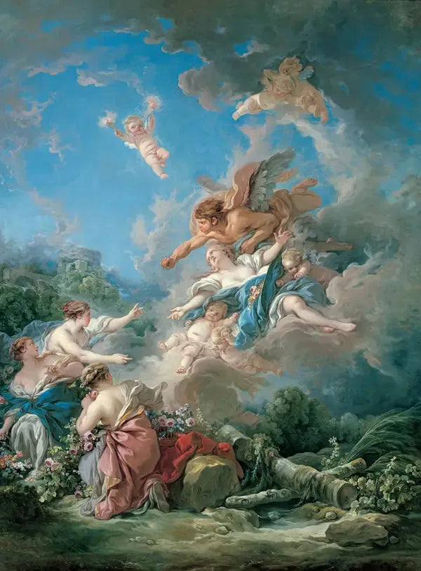 Borée fjerner Oreithyie - François Boucher