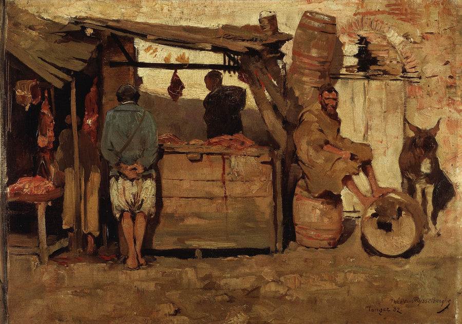 Slakteri i Marokko - Thé van Rysselberghe