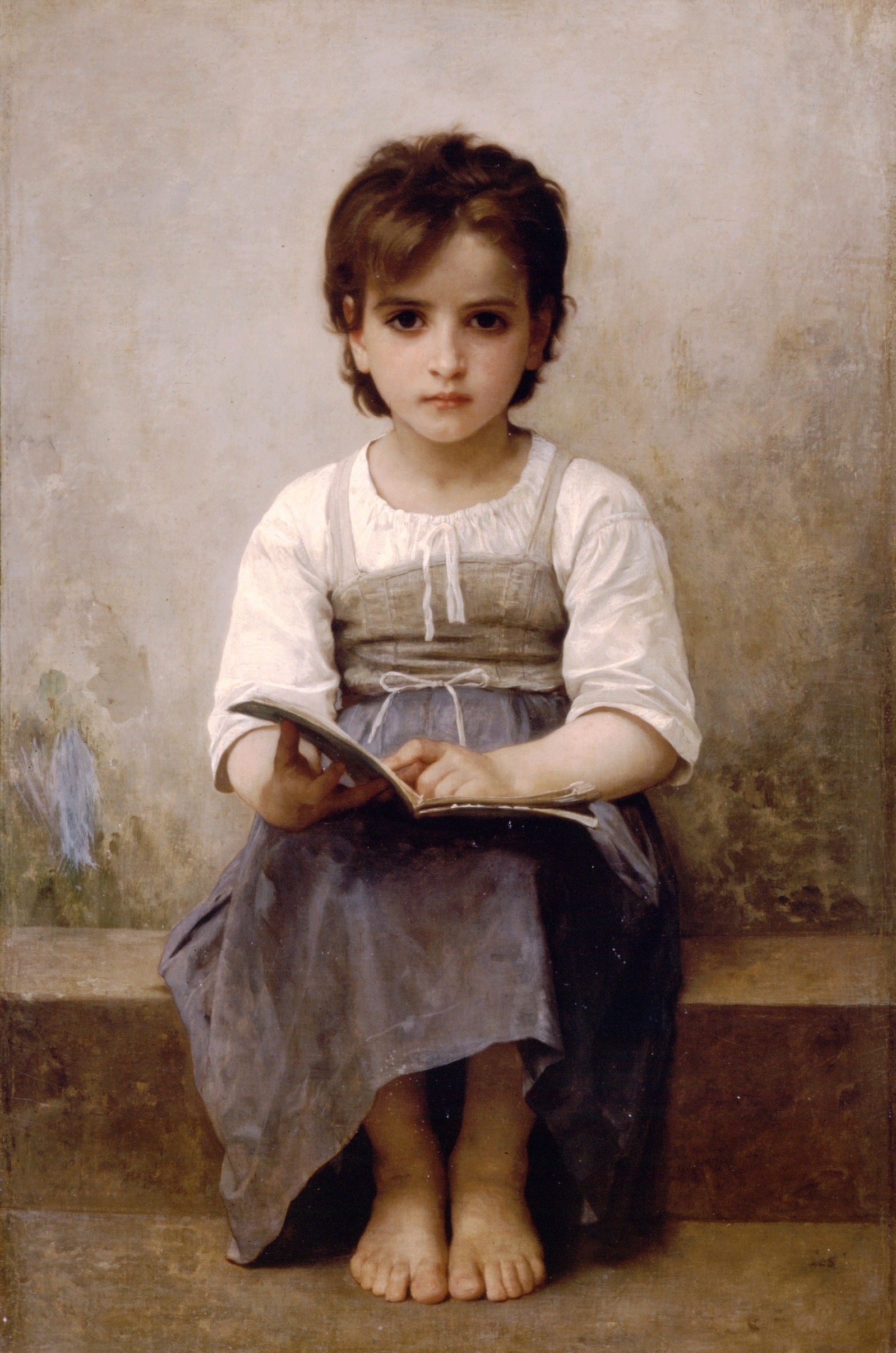 La Leçon difficile - Bouguereau