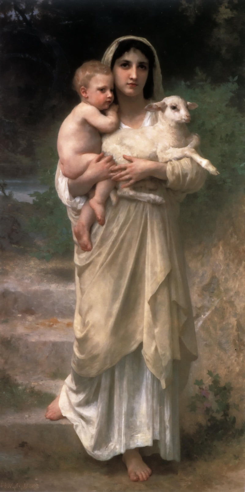 Les Agneaux (1897) - Bouguereau