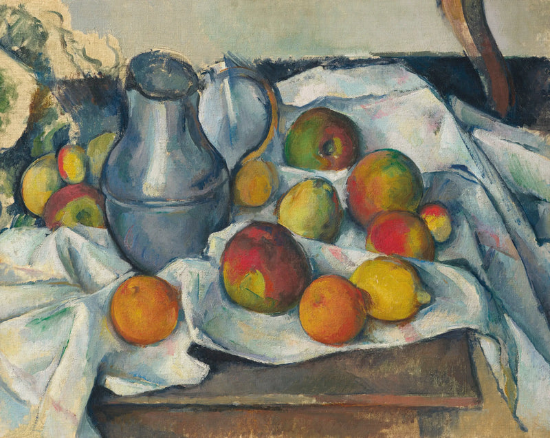 Vannkoker og frukt - Paul Cézanne