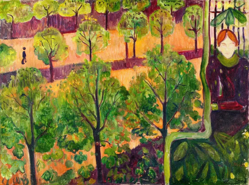 boulevard i Paris - Edvard Munch