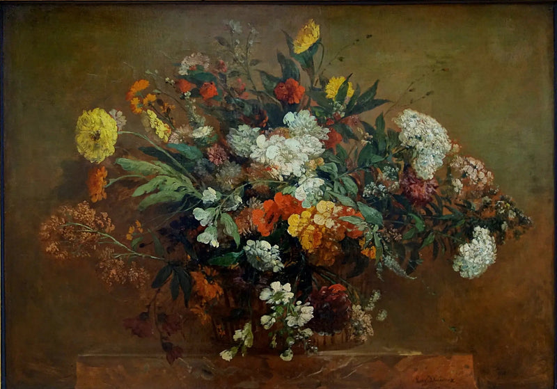 Villblomster - Eugène Delacroix