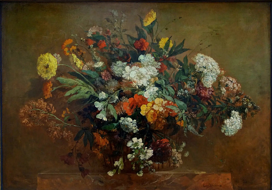 Villblomster - Eugène Delacroix
