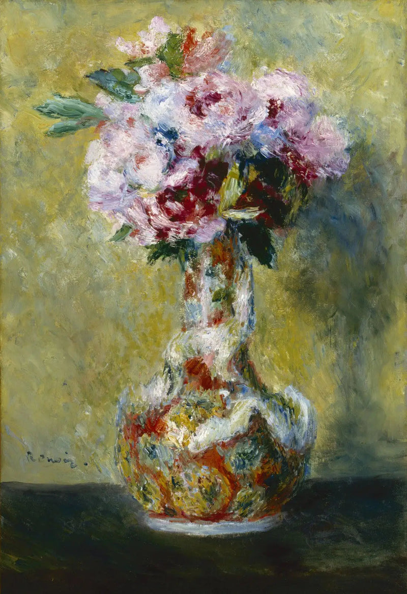 Bukett i en vase - Pierre-Auguste Renoir
