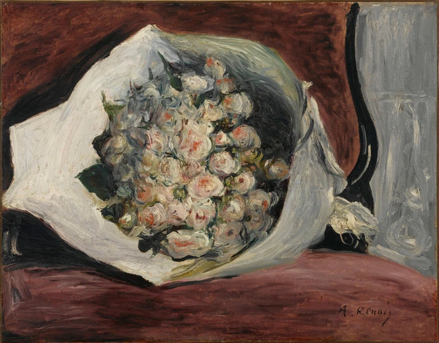 Bukett i en loge - Pierre-Auguste Renoir