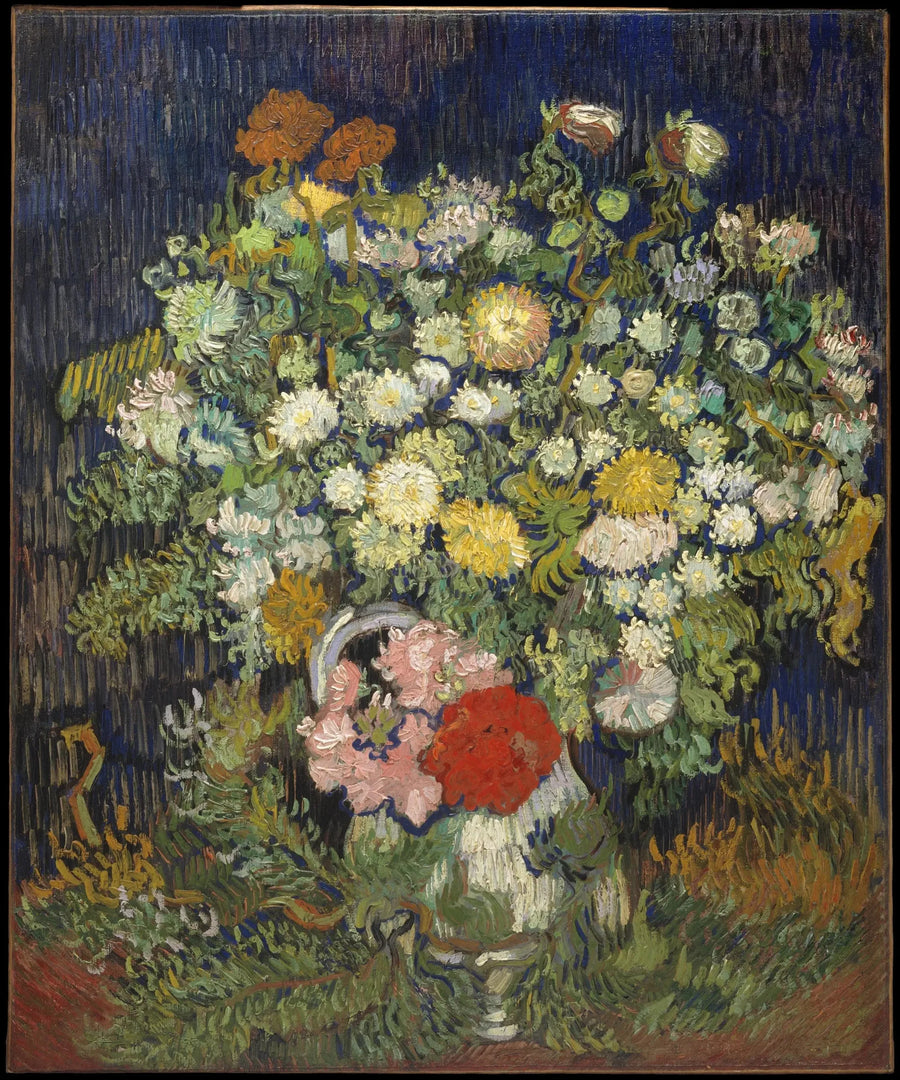 Blomsterbukett i en vase - Vincent van Gogh