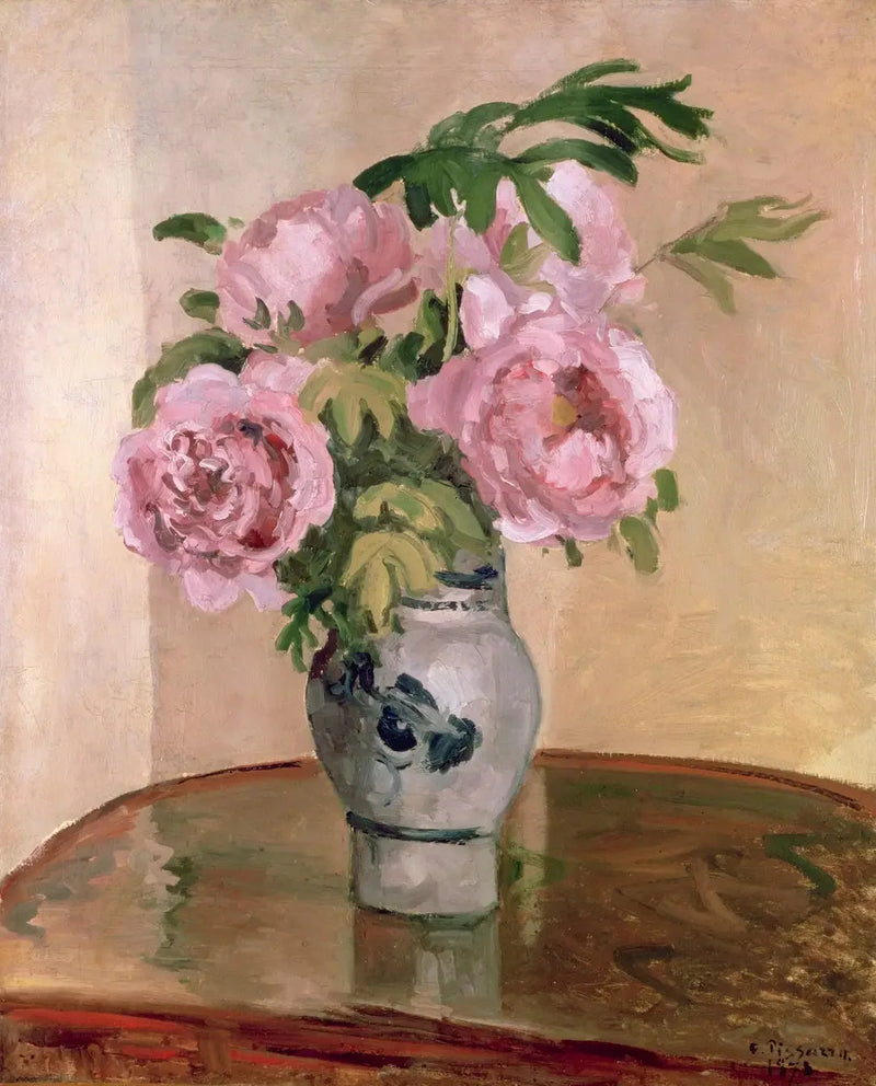 Bukett med rosa pærer - Camille Pissarro