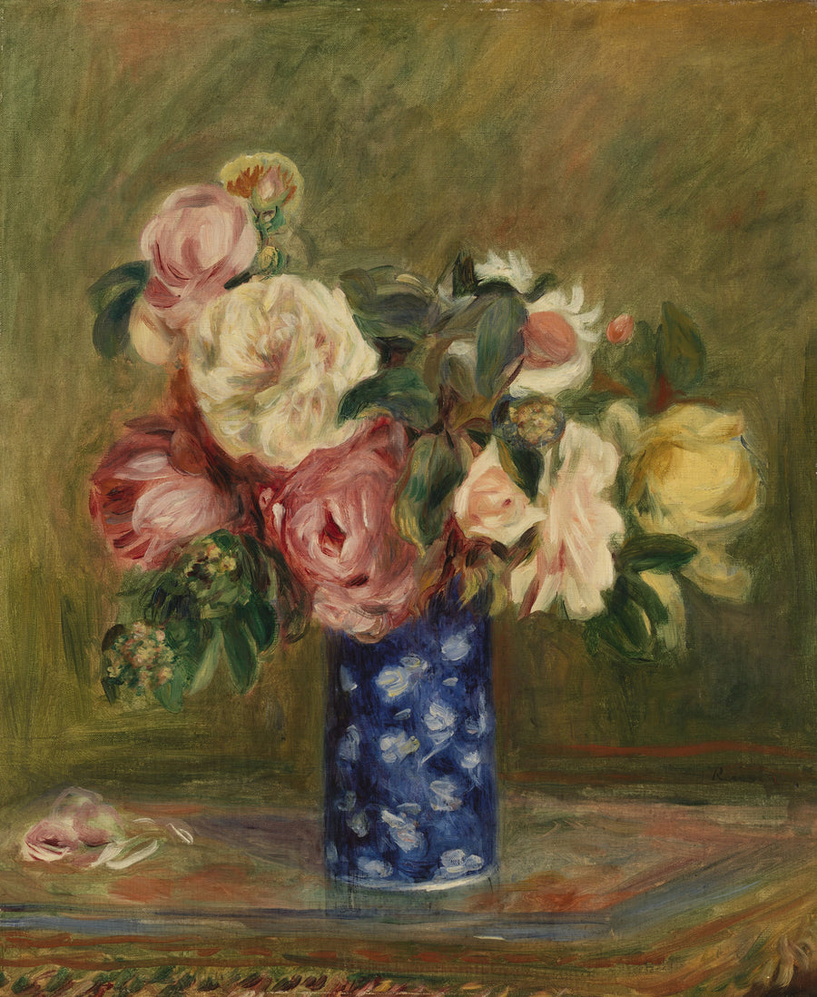 Roser i bukett (Rosenbukett) - Pierre-Auguste Renoir