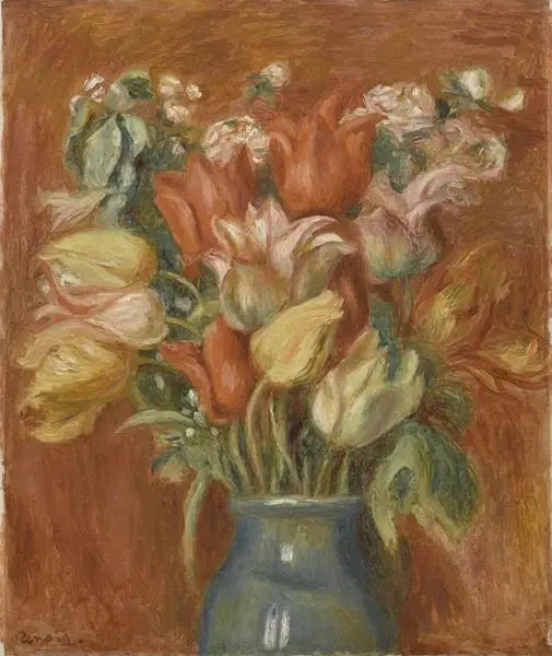 Tulipanbukett - Pierre-Auguste Renoir