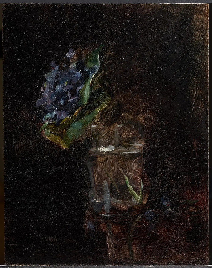 Bukett med fioler i en vase - Henri de Toulouse-Lautrec
