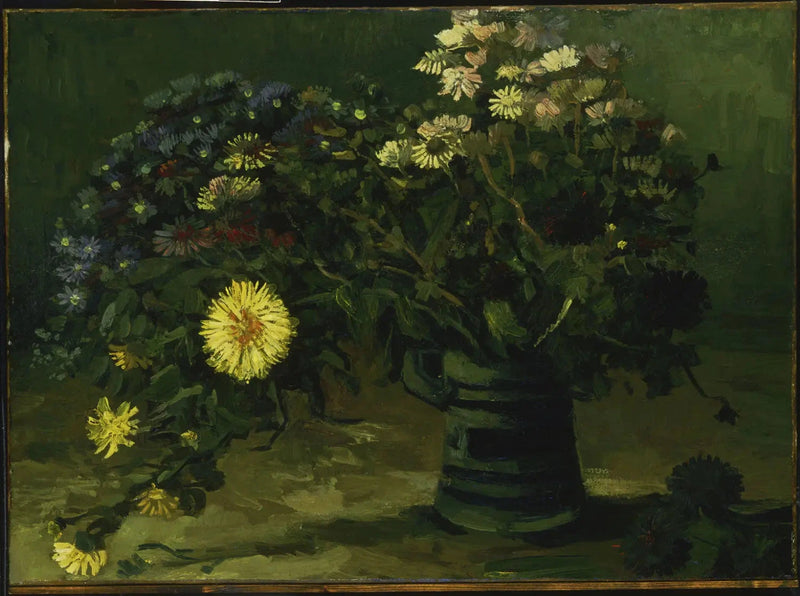Stilleben med en bukett prestekrager - Vincent van Gogh