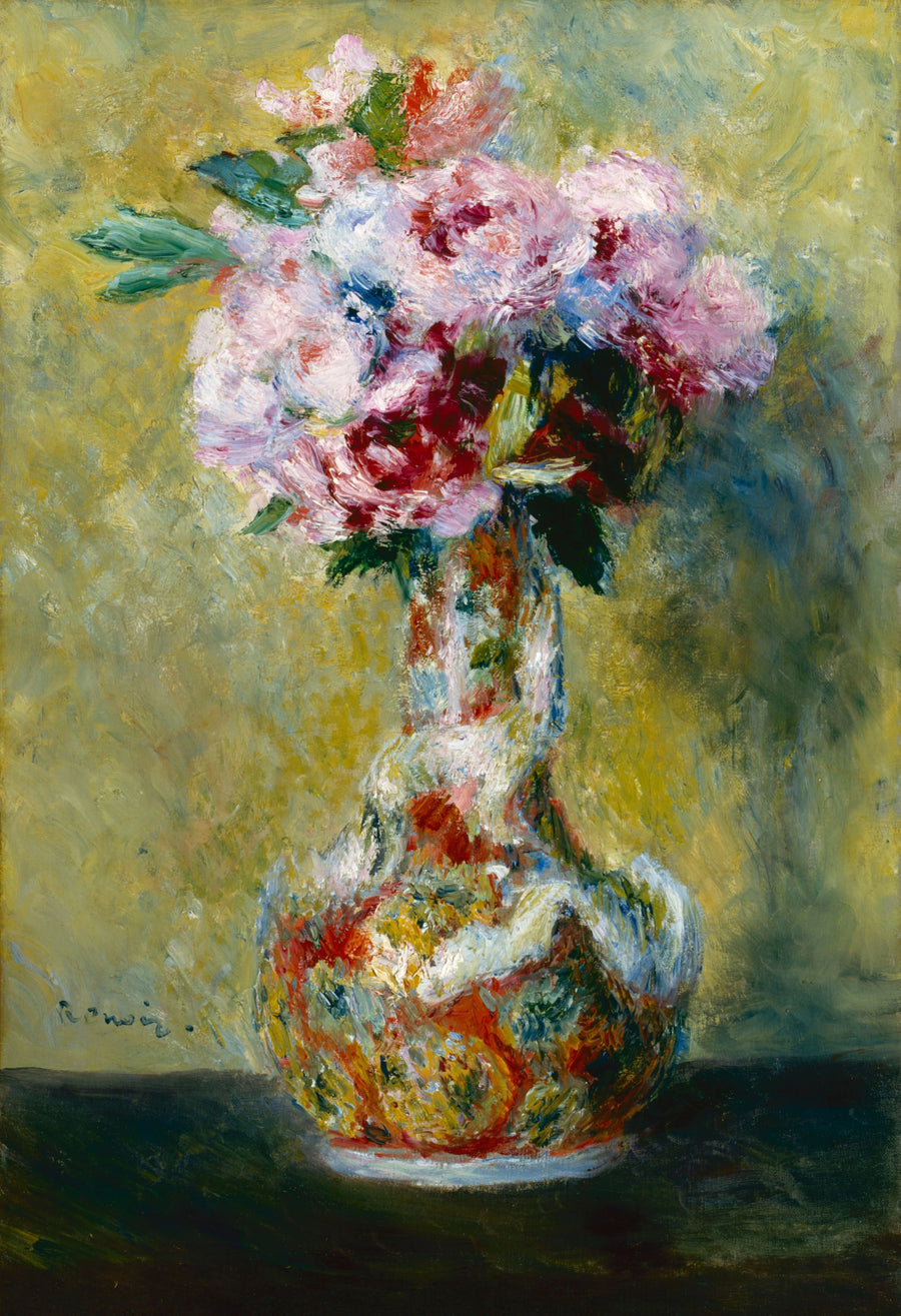 Bukett i en vase - Pierre-Auguste Renoir