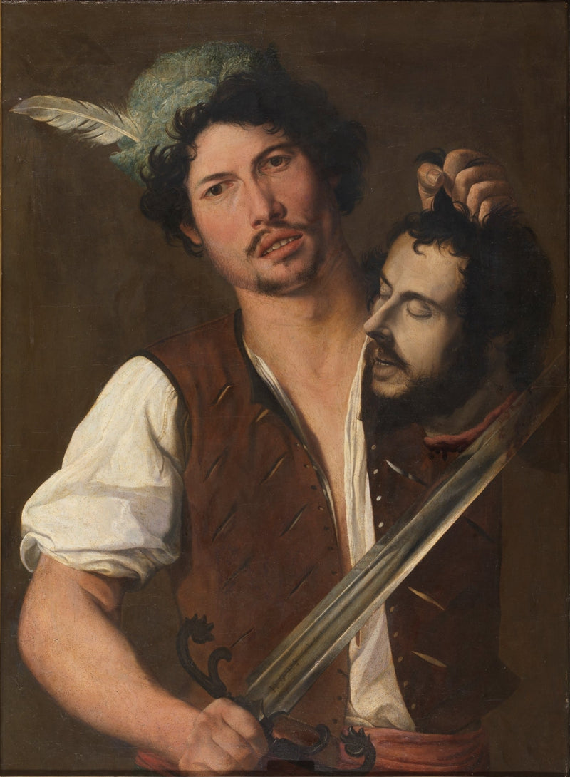 Bøddel med hodet av Johannes Døperen - Orazio Gentileschi