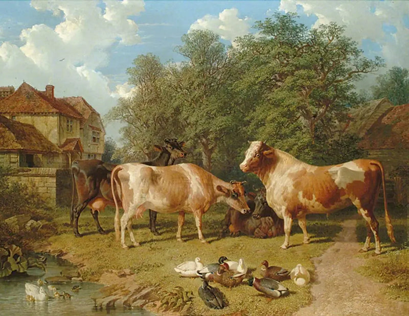 Kveg og ender - John Frederick Herring, Sr.

Source:
Bovins et canards - John Frederick Herring, Sr.