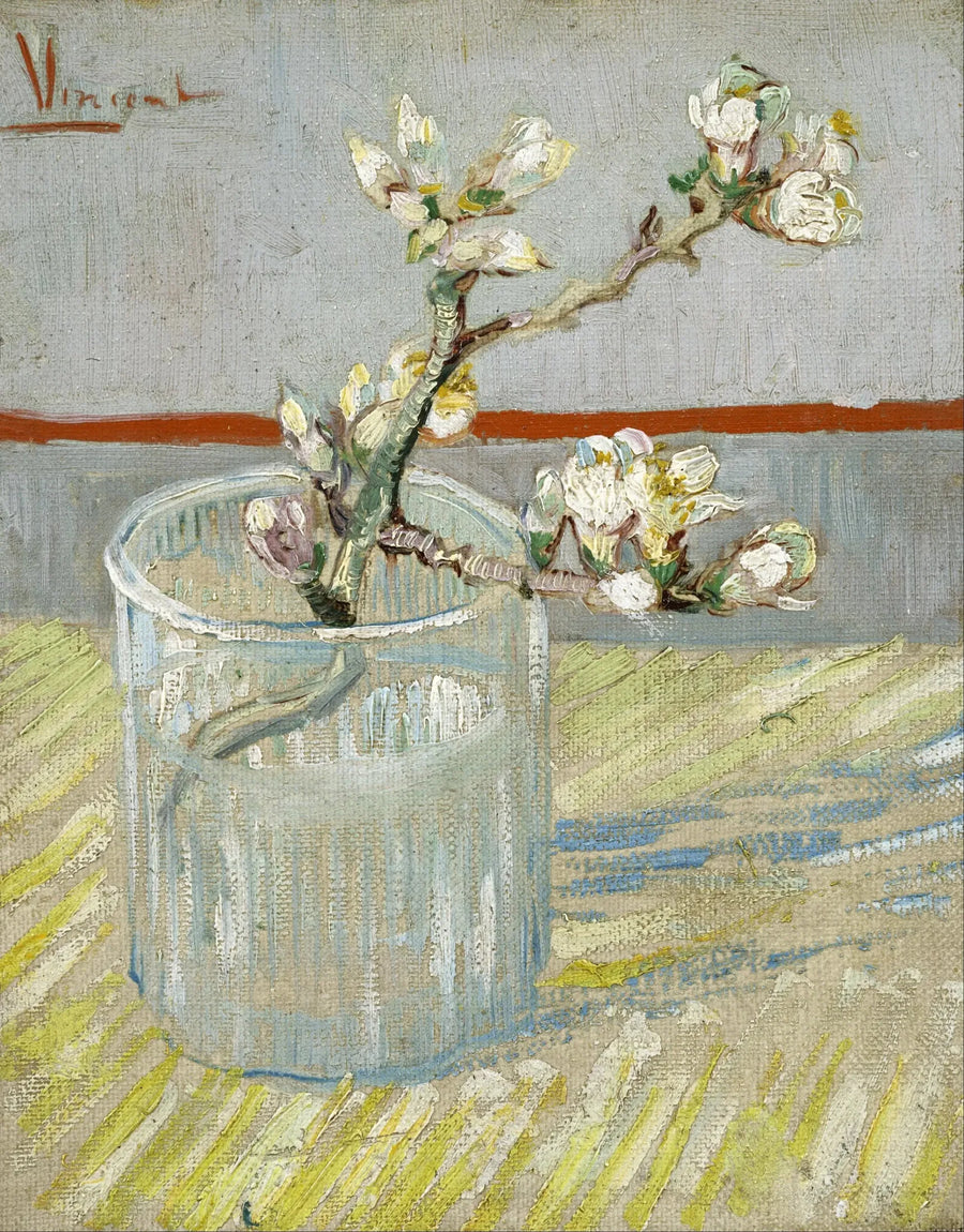 Mandelblomstgren i et glass - Vincent van Gogh