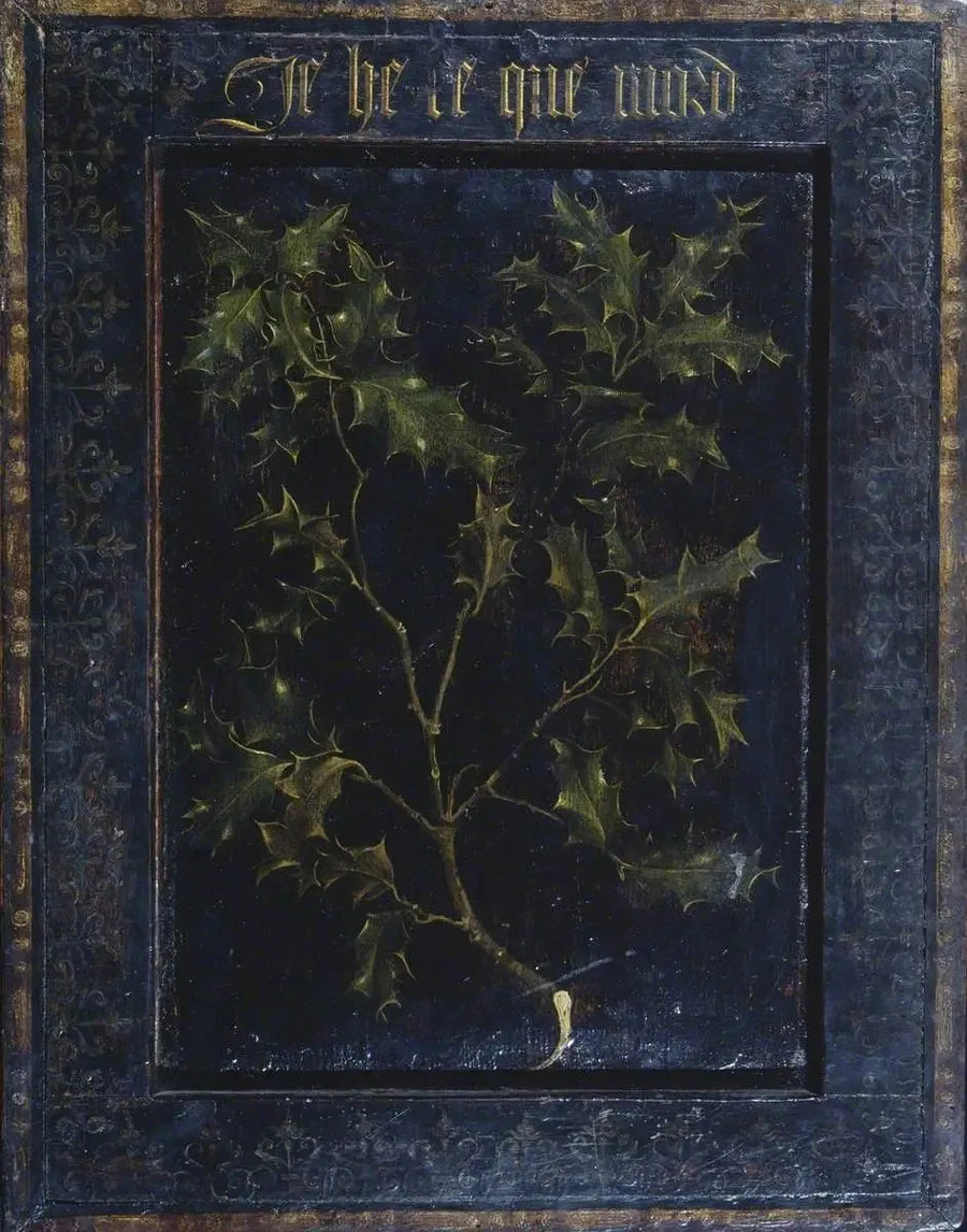 Hagtorneblad (bakside) - Rogier van der Weyden