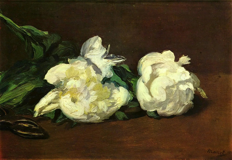 Grenn av hvite pærer og beskjæringssaks - Édouard Manet