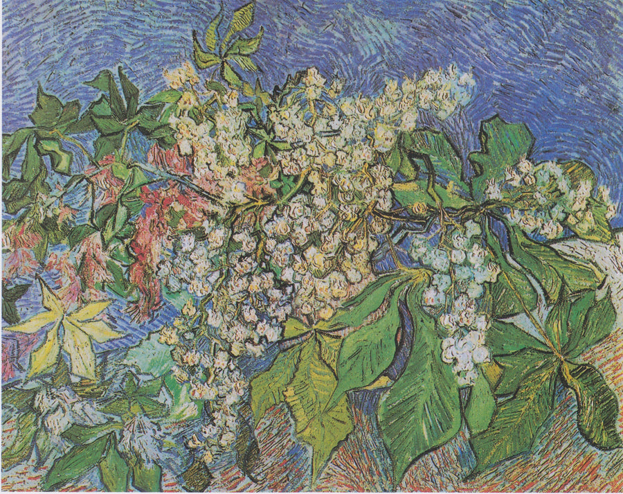 Blomstrende kastanjegreiner - Vincent van Gogh