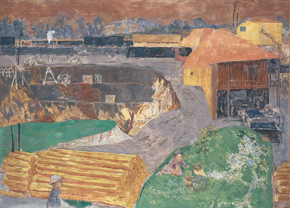 Braunkohlengrube - Pierre Bonnard image 1 reproduction réalisée par Alpha Reproduction