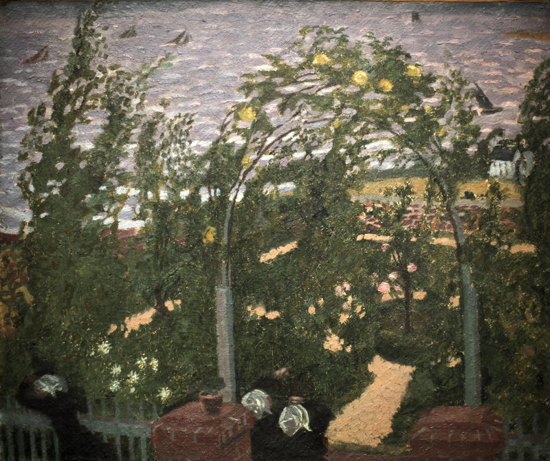 Bretonner under pergolaen - Maurice Denis