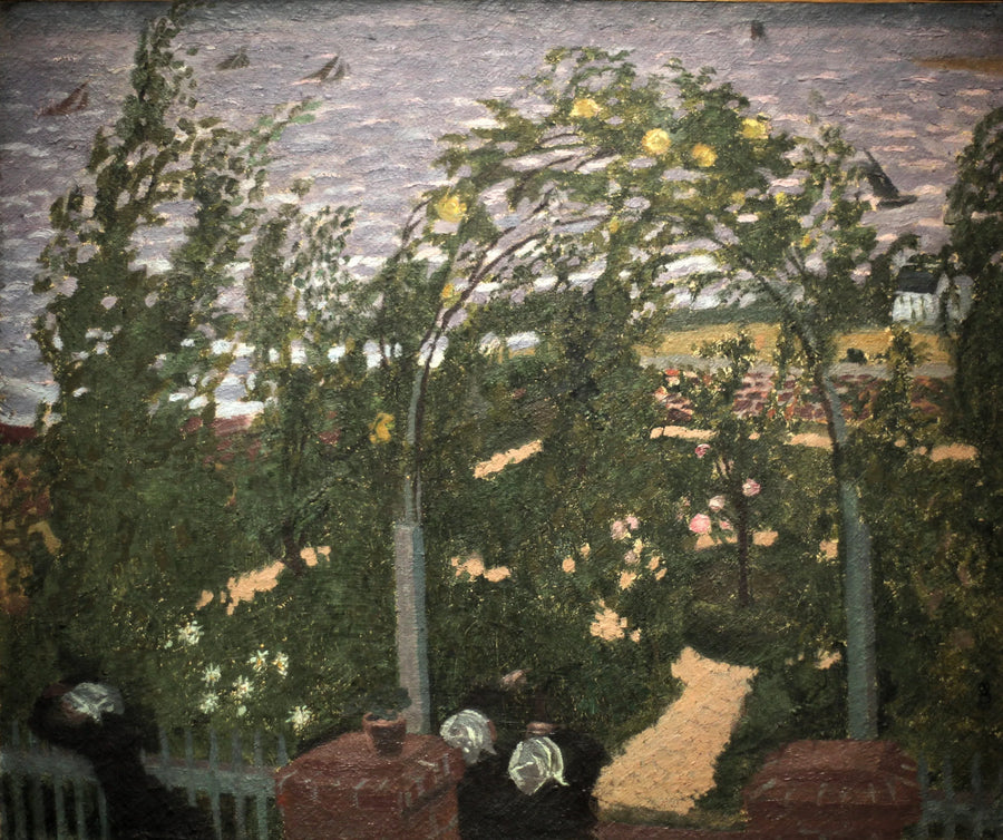 Bretonner under pergolaen - Maurice Denis