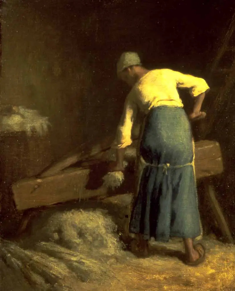 Bryte linnen - Jean-François Millet