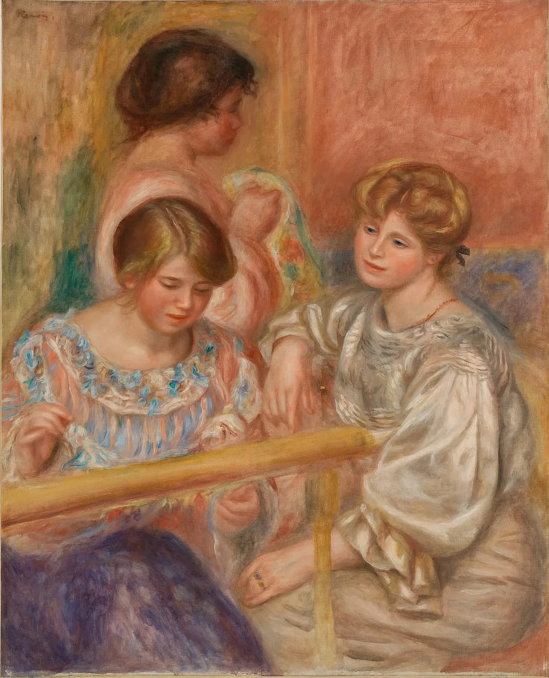 Brodererne - Pierre-Auguste Renoir