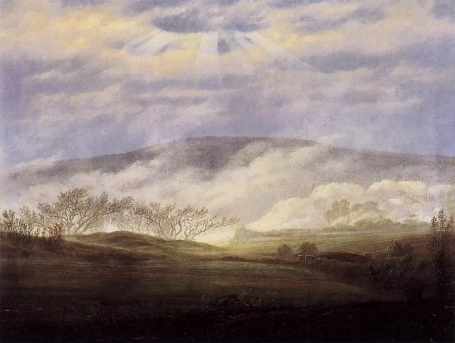 Tåke i Elbedalen - Caspar David Friedrich