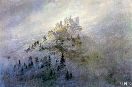Reproduction du tableau « Brouillards de matin dans la montagne - Caspar David Friedrich » par Alpha Reproduction en peinture à l’huile