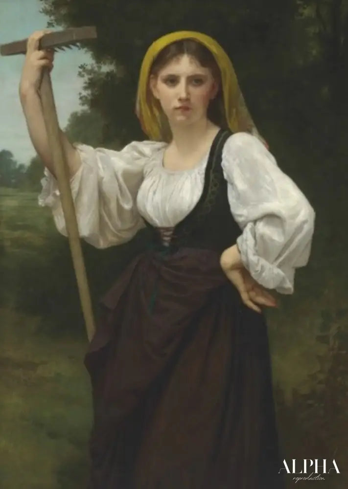 Broyeur de foin - William Bouguereau - Reproductions de tableaux et peintures haut de gamme