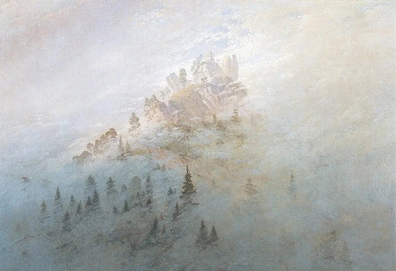 Morgentåke i fjellene - Caspar David Friedrich