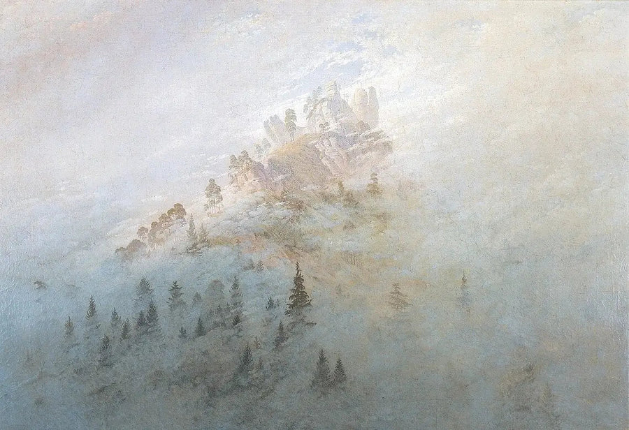 Morgentåke i fjellene - Caspar David Friedrich