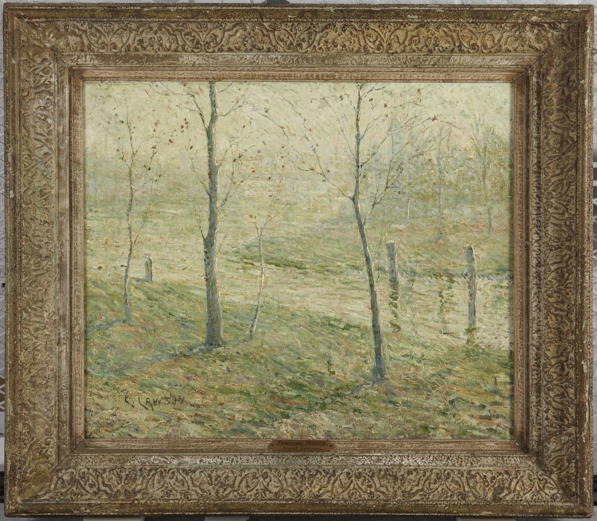 Brume matinale - Ernest Lawson image 1 tableau peint à l’huile sur toile