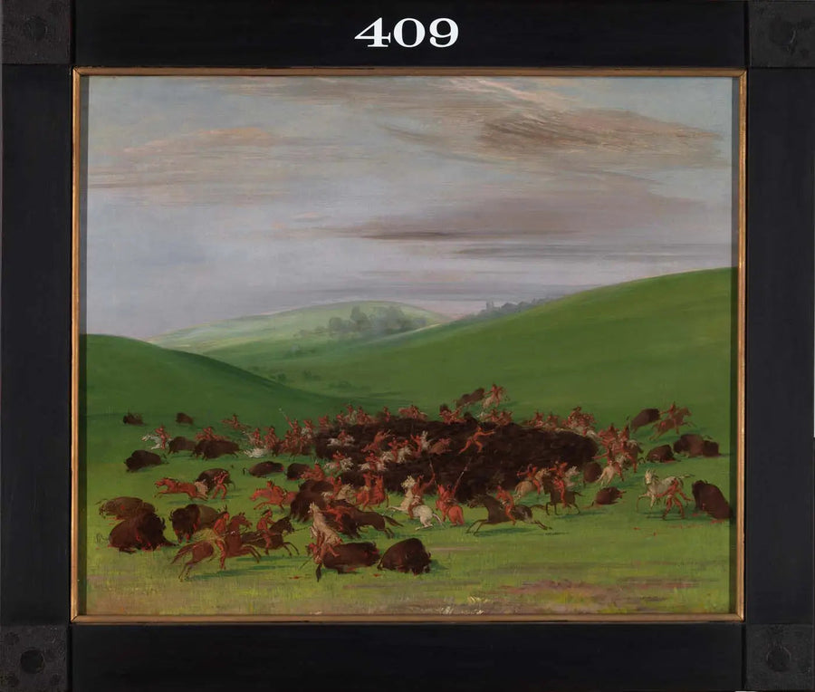 Buffalo Chase, omgitt av Hidatsas - George Catlin

Source:
Buffalo Chase, entouré des Hidatsas - George Catlin