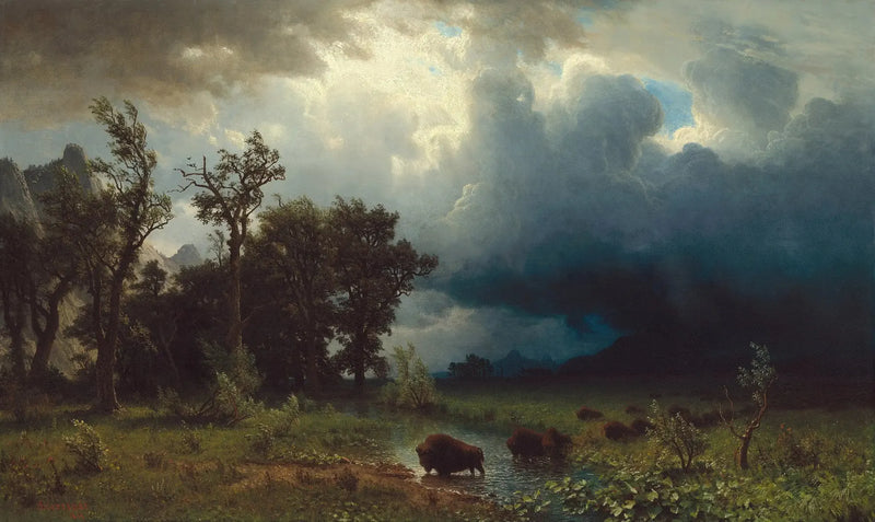 Buffalo Trail: den forestående stormen - Albert Bierstadt

Source:
Buffalo Trail : la tempête imminente - Albert Bierstadt