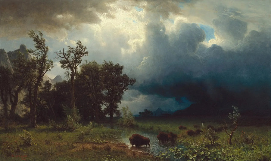 Buffalo Trail: den forestående stormen - Albert Bierstadt

Source:
Buffalo Trail : la tempête imminente - Albert Bierstadt