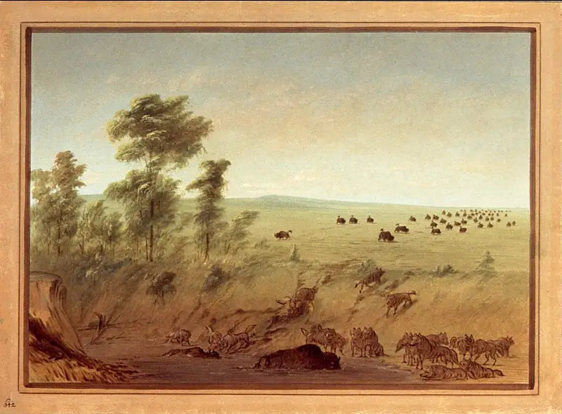 Buffler og ulver i gjørme - George Catlin

Source:
Buffles et loups embourbés - George Catlin