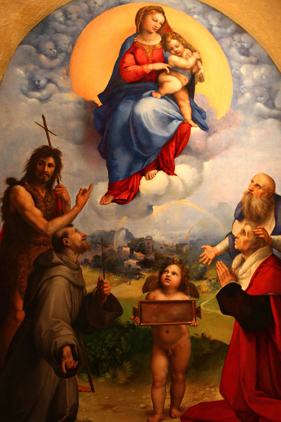 Jomfruen av Foligno - Raphael Sanzio