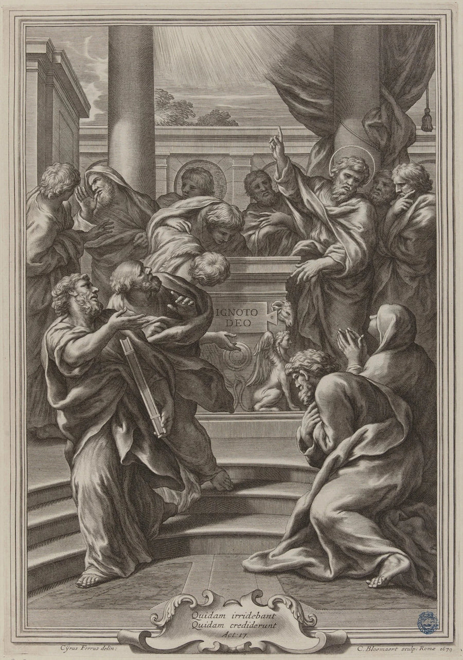 Sankt Paul som preker i Athen - Raphael Sanzio