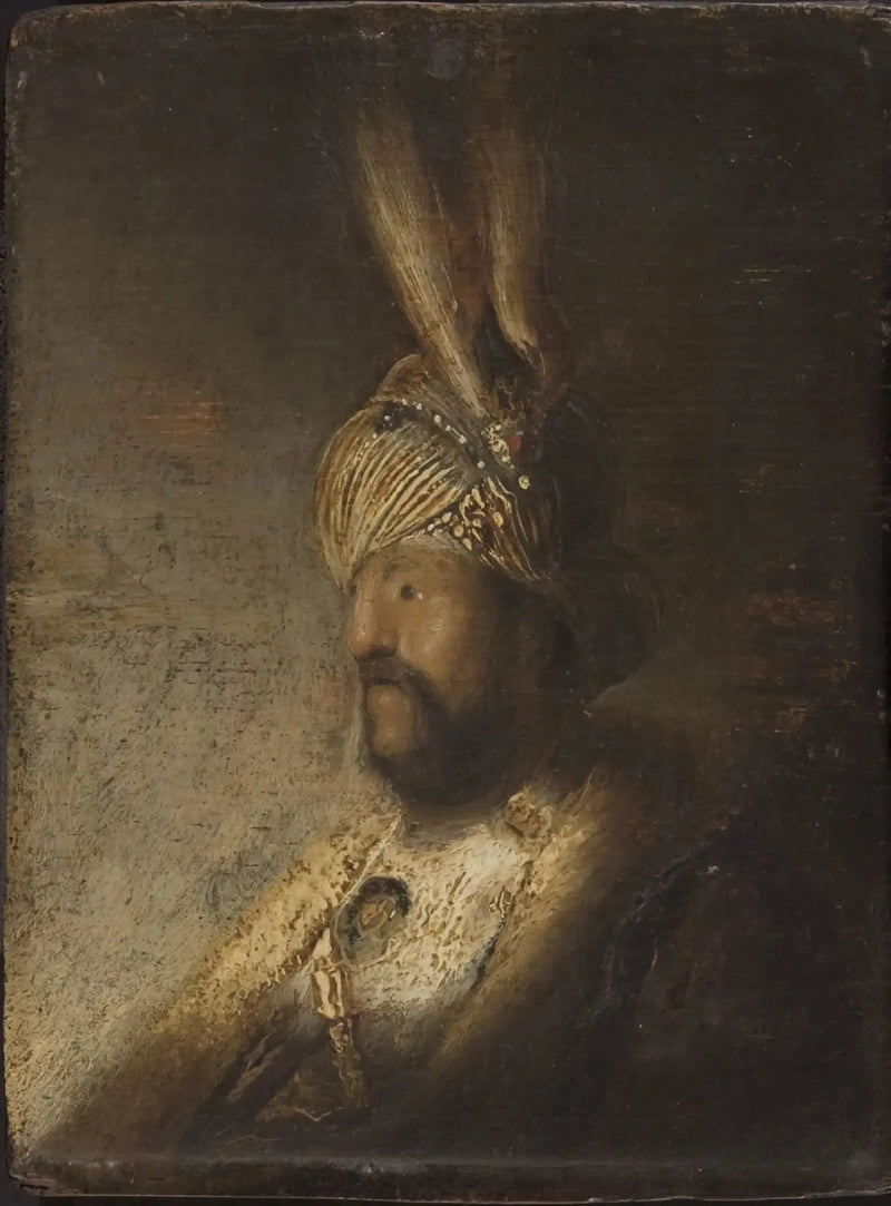 Mannsbust med turban - Rembrandt