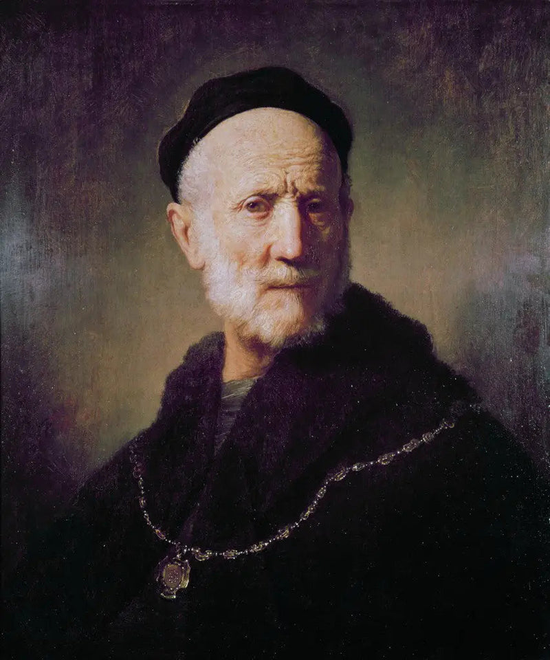 Buste av en gammel mann - Rembrandt