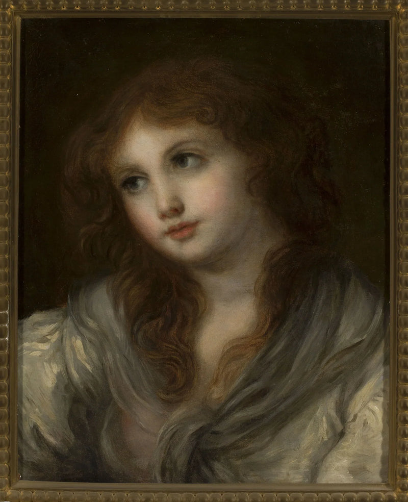 Byste av en jente - Jean-Baptiste Greuze