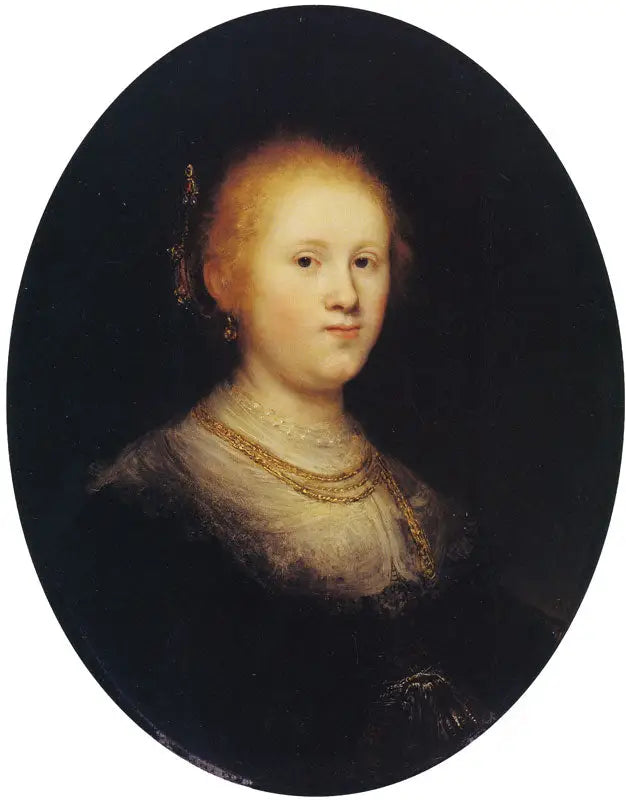 Buste av en ung kvinne - Rembrandt