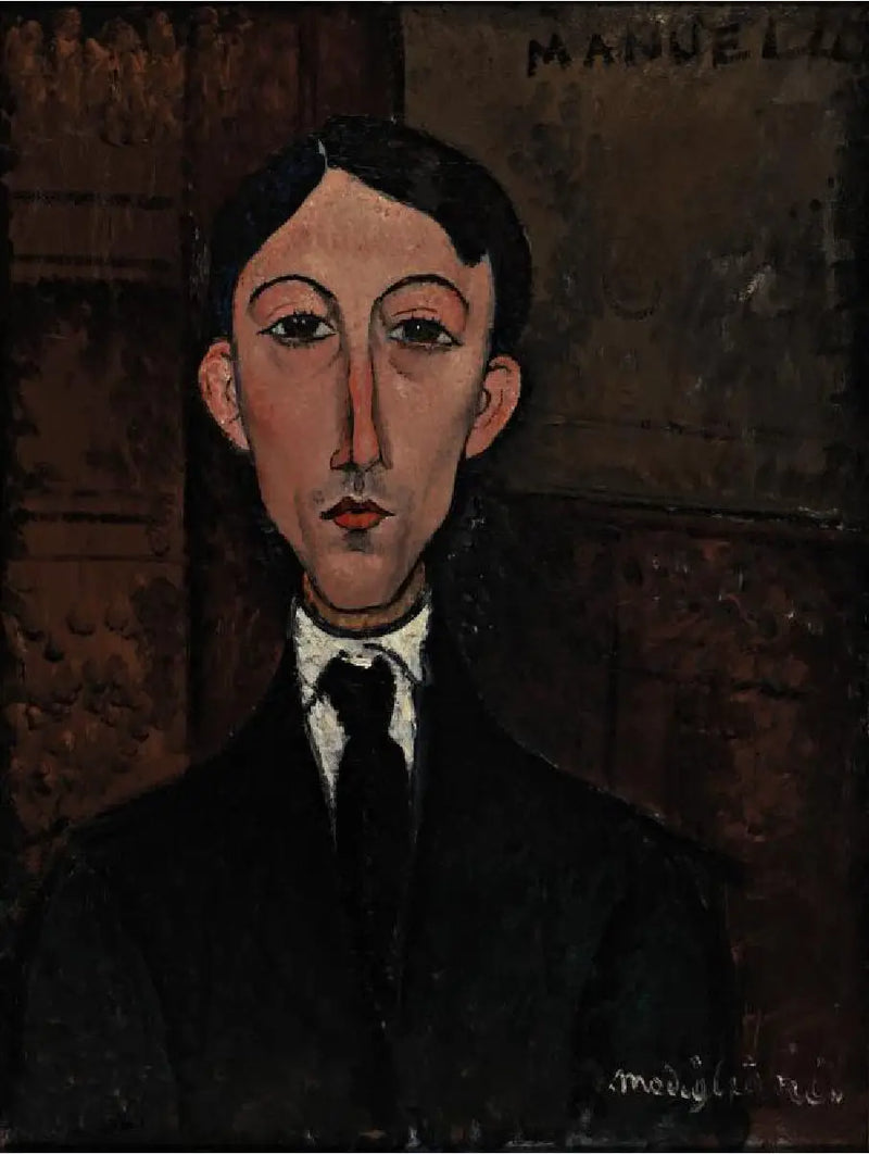Buste av Manuel Humbert - Amedeo Modigliani