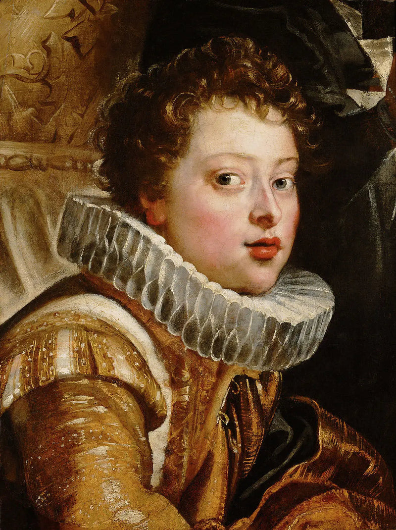 Brystbilde av prins Francesco Gonzaga (fragment) - Peter Paul Rubens