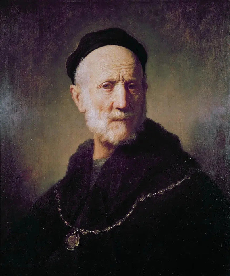 Buste av en gammel mann - Rembrandt