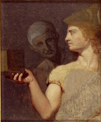 Buster av Alexandre og Aristarque - Jean-Auguste-Dominique Ingres